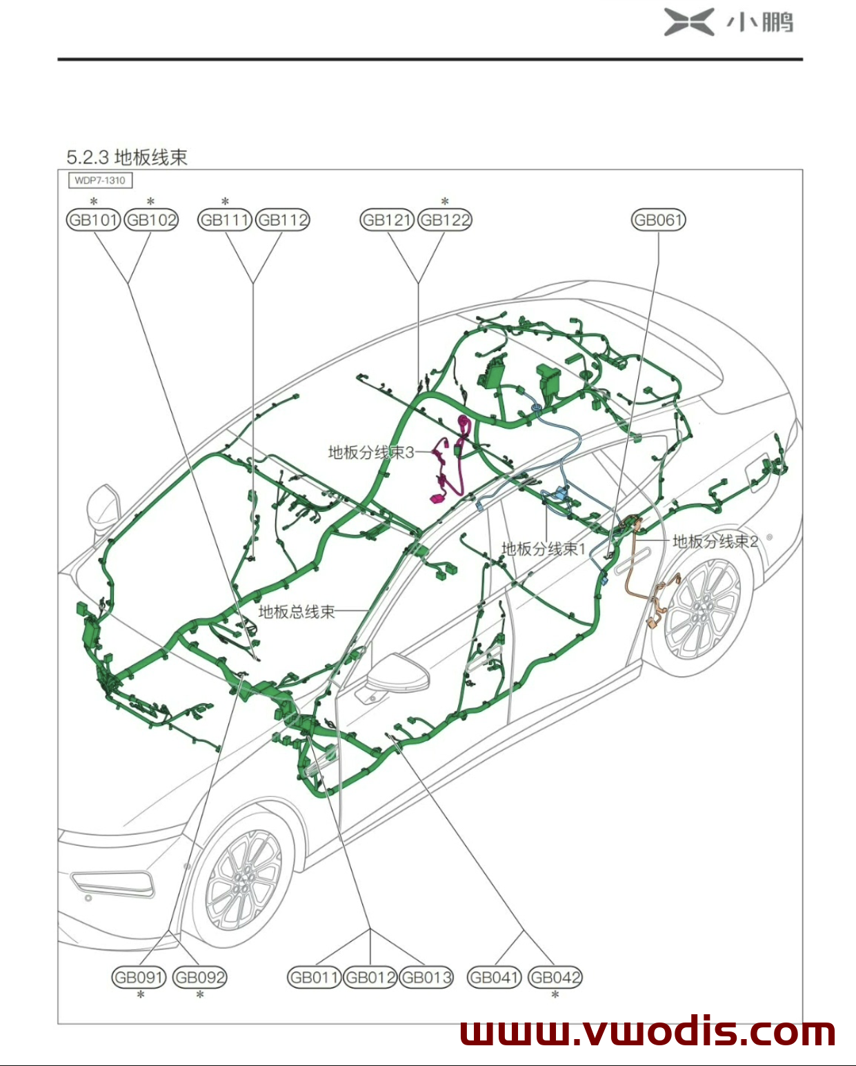 【维修】2019-2023款小鹏汽车G3 G3i G6 G9 P5 P7 P7i维修手册+电路图-单独售卖